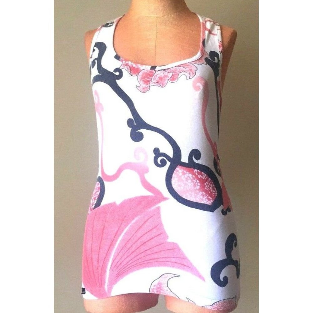 Just Cavalli Women's Tank Top Sleeveless White Red Black Size M 100% Authentic - Picture 1 of 9